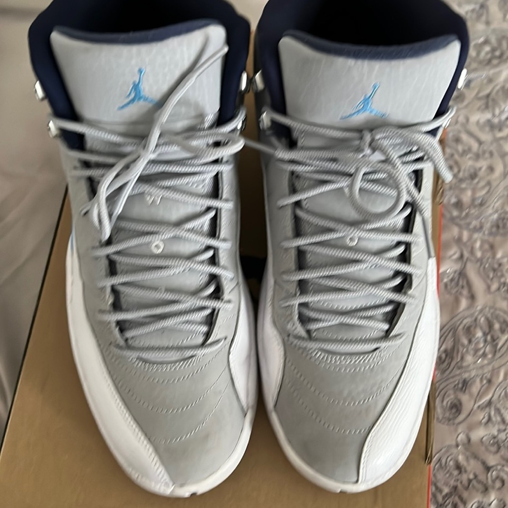 Air Jordan 12 Wolf Grey/University Blue
